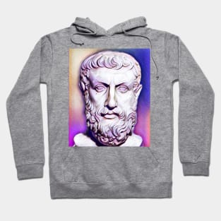 Parmenides of Elea Pink Portrait | Parmenides of Elea Artwork 7 Hoodie